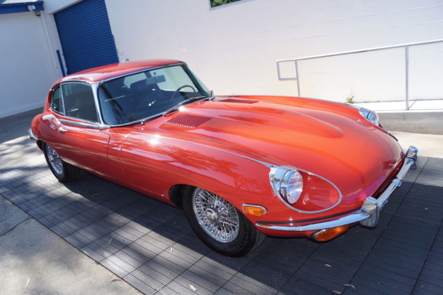 1969 Red Jaguar XKE E-Type Series II Coupe