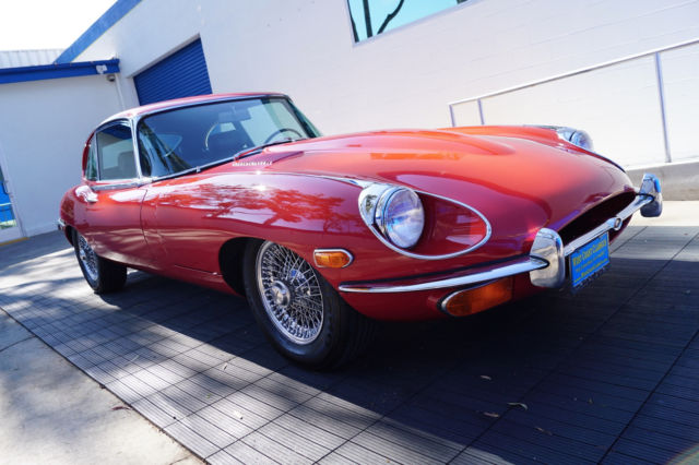 1969 Red Jaguar XKE E-Type Series II Coupe