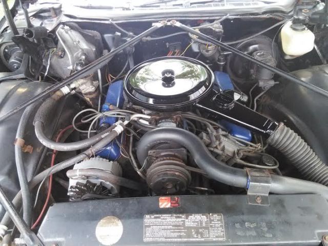 1976 Black Cadillac DeVille Sedan