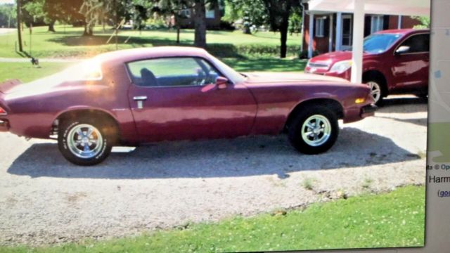 1976 Burgundy Chevrolet Camaro Coupe
