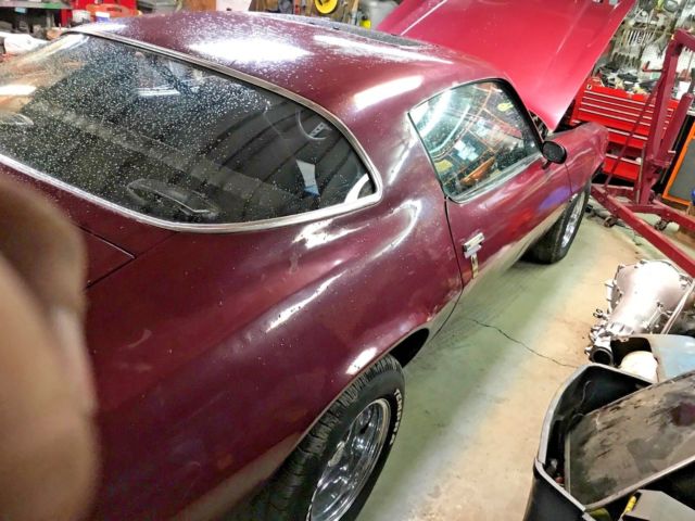 1976 Burgundy Chevrolet Camaro Coupe