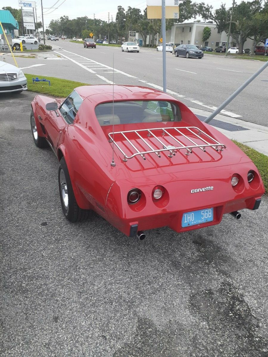 1976 Red Chevrolet Corvette Coupe