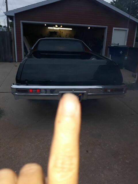 1976 Black Chevrolet El Camino