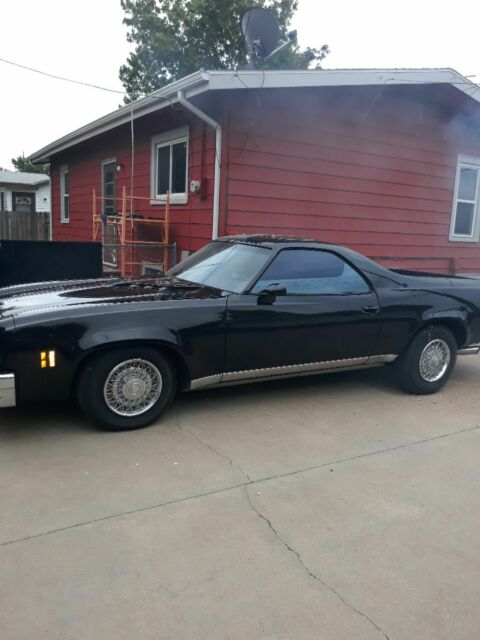 1976 Black Chevrolet El Camino