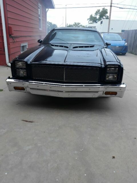 1976 Black Chevrolet El Camino