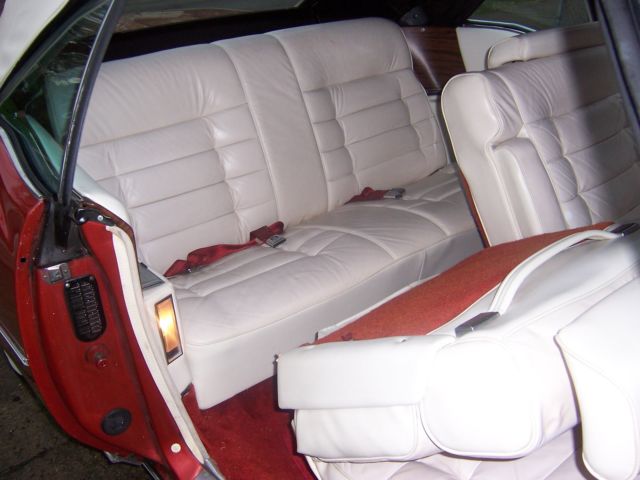 1976 Red Cadillac Eldorado Convertible