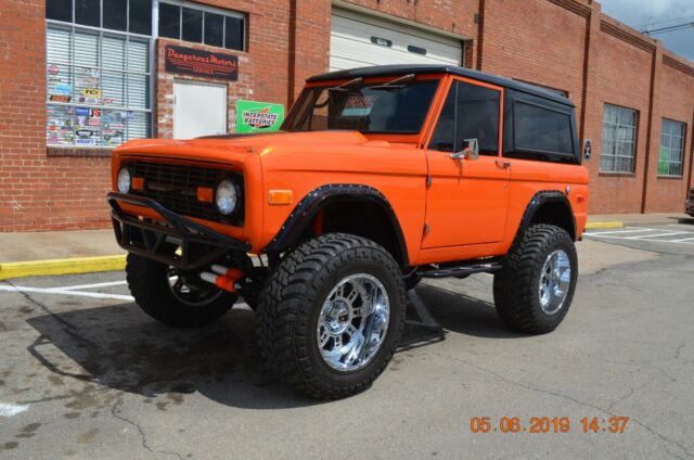 1976 Orange Ford Bronco SUV