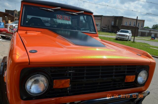 1976 Orange Ford Bronco SUV