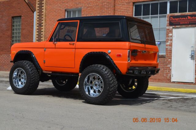 1976 Orange Ford Bronco SUV