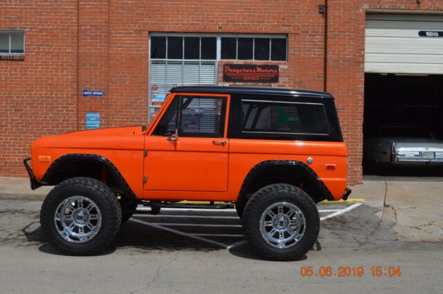 1976 Orange Ford Bronco SUV