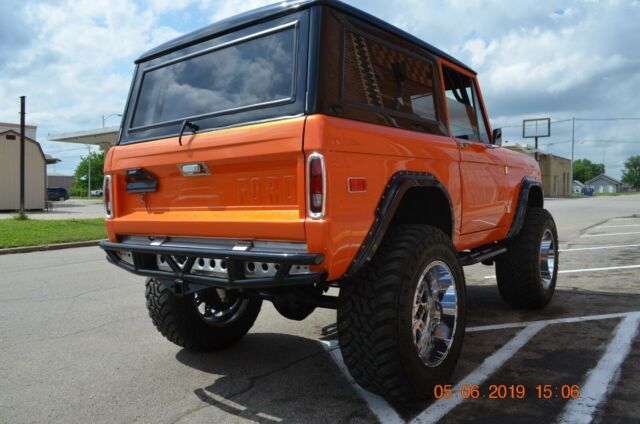 1976 Orange Ford Bronco SUV