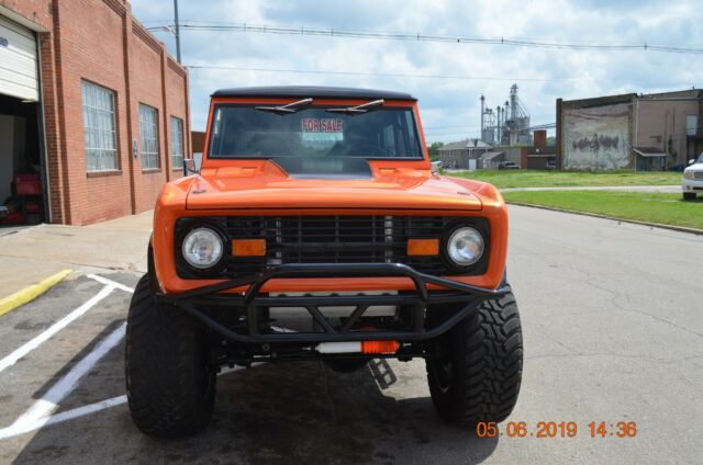 1976 Orange Ford Bronco SUV