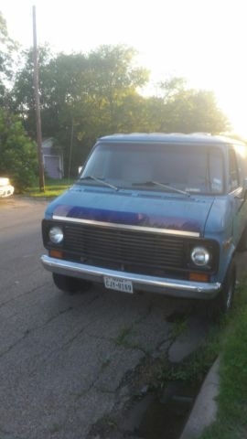 1976 Blue GMC Vandura Van Camper