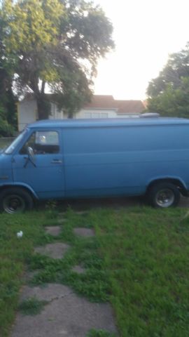 1976 Blue GMC Vandura Van Camper