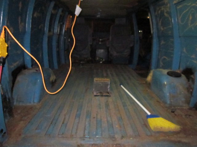 1976 Blue GMC Vandura Van Camper