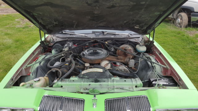 1976 Green Oldsmobile Cutlass