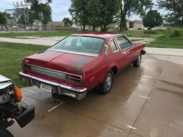 1976 Red Plymouth volare Coupe