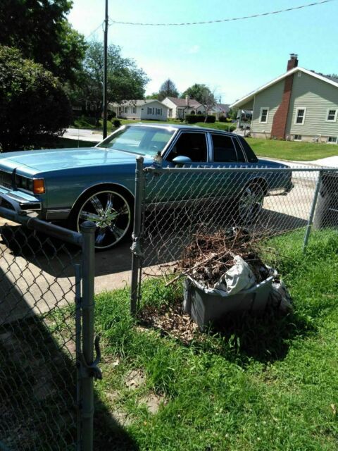 1986 blue Chevrolet Caprice Sedan