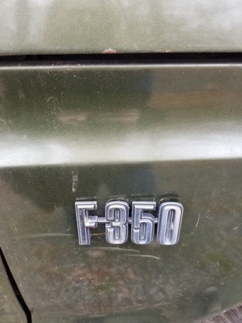 1976 Green Ford F-350 Cab & Chassis