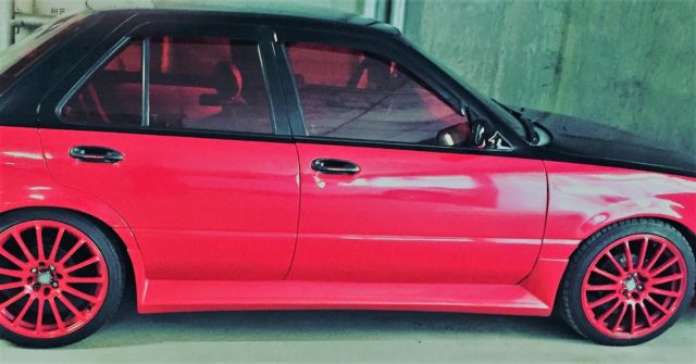1994 Red/Black Nissan Sentra Custom