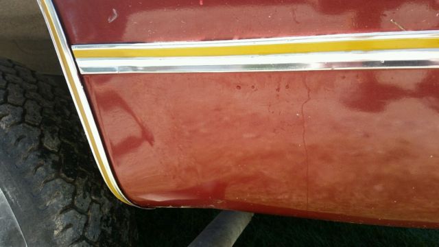 19770000 Crimson Chevrolet Blazer SUV