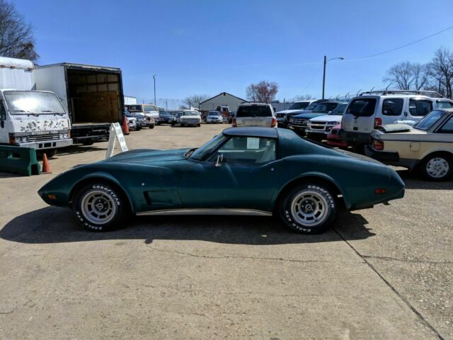 1977 Teal Chevrolet Corvette
