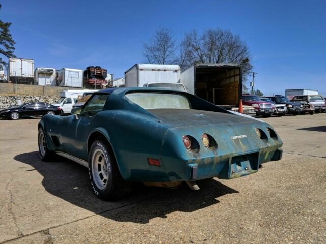1977 Teal Chevrolet Corvette