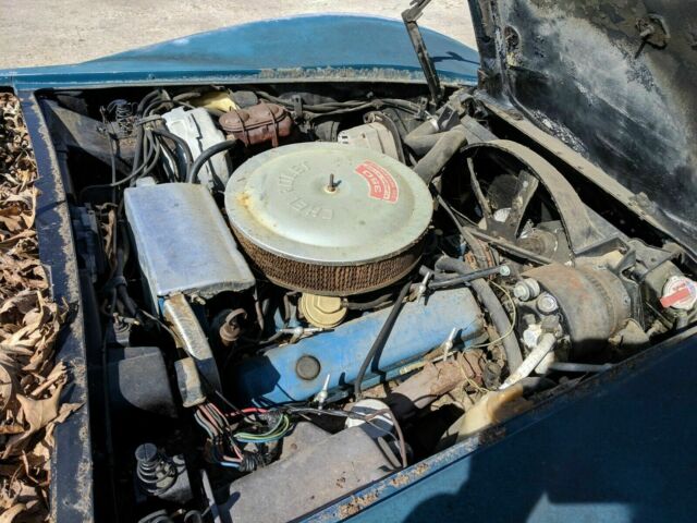 1977 Teal Chevrolet Corvette