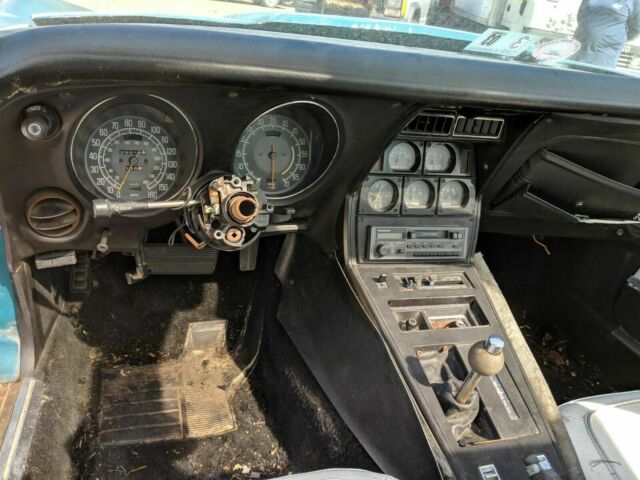 1977 Teal Chevrolet Corvette