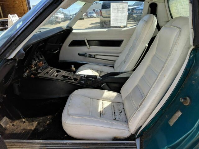 1977 Teal Chevrolet Corvette