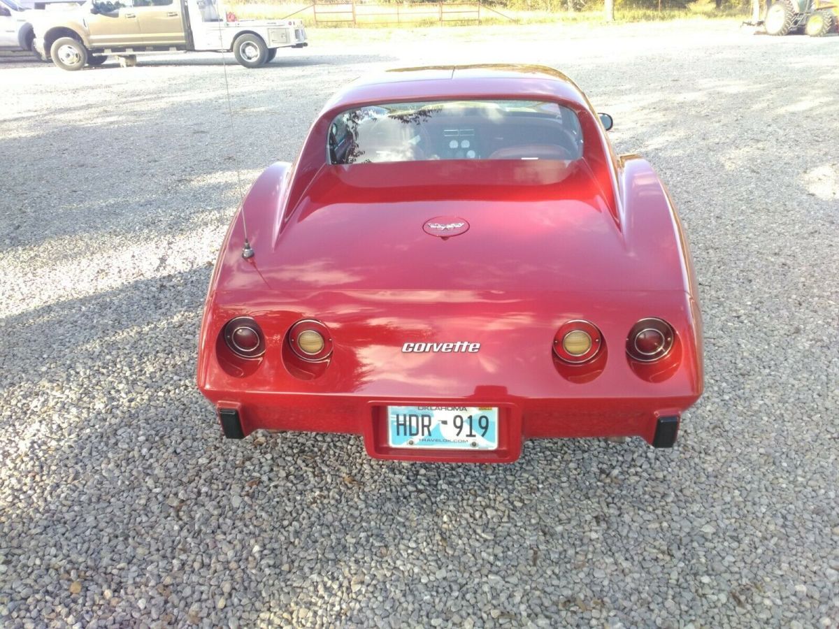 1977 Red Chevrolet Corvette Coupe