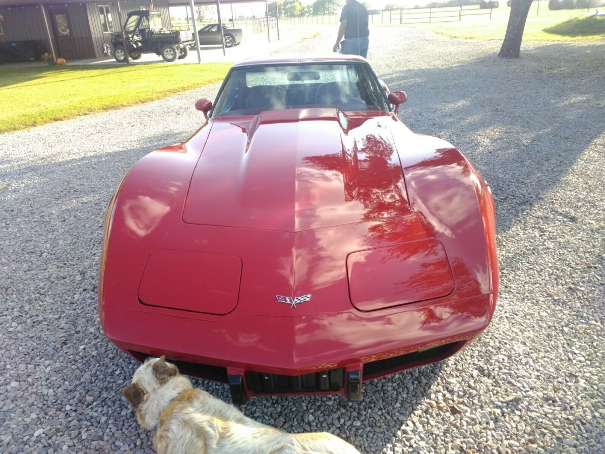 1977 Red Chevrolet Corvette Coupe