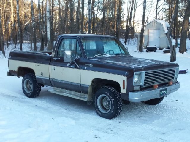 1977 Brown Chevrolet C/K Pickup 1500 Standard Cab Pickup