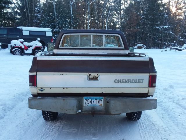 1977 Brown Chevrolet C/K Pickup 1500 Standard Cab Pickup