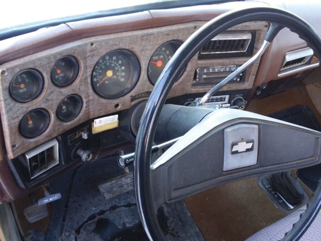 1977 Brown Chevrolet C/K Pickup 1500 Standard Cab Pickup