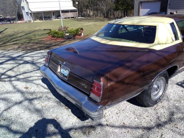 1977 Brown Chevrolet Monte Carlo Coupe