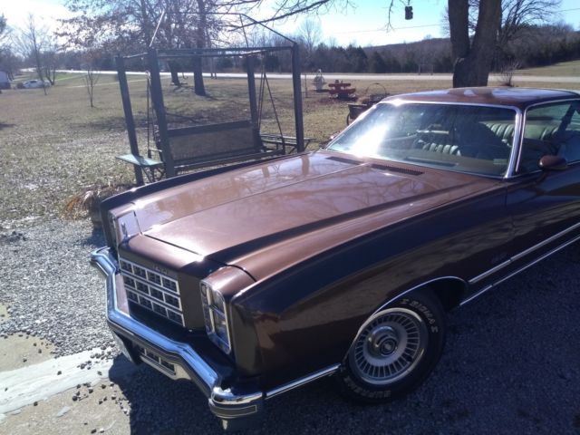 1977 Brown Chevrolet Monte Carlo Coupe