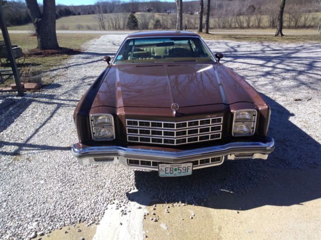 1977 Brown Chevrolet Monte Carlo Coupe