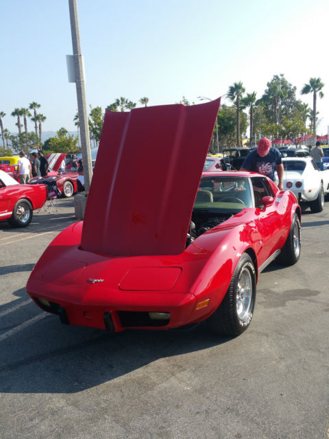 1977 Red Chevrolet Corvette Coupe