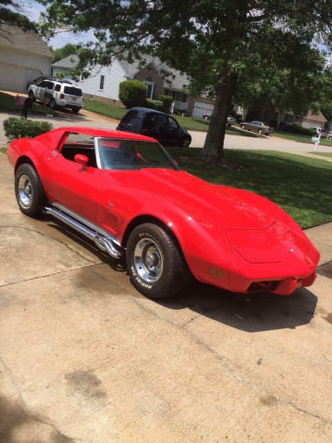 1977 Red Chevrolet Corvette Coupe
