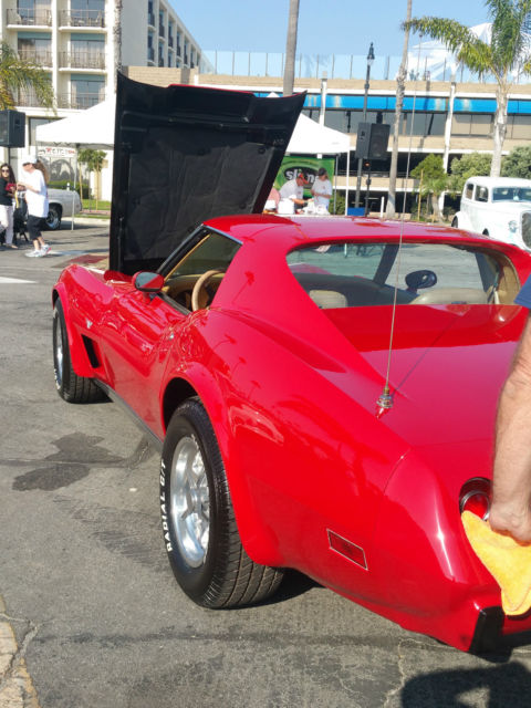 1977 Red Chevrolet Corvette Coupe