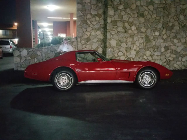 1977 Red Chevrolet Corvette Coupe
