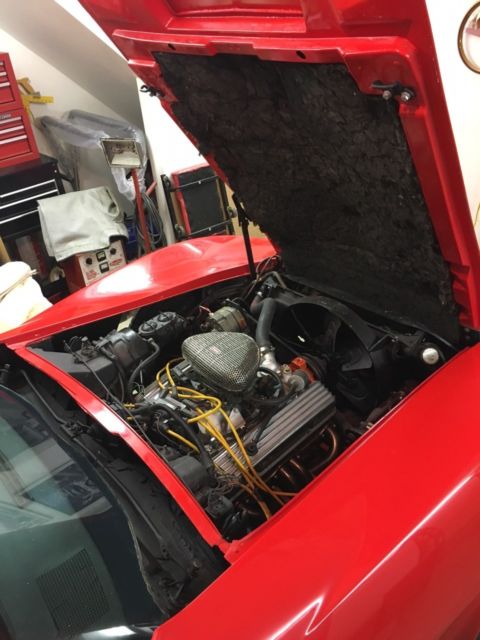 1977 Red Chevrolet Corvette Coupe