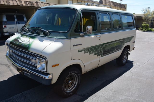 1977 Green and White Dodge Other Shorty Van