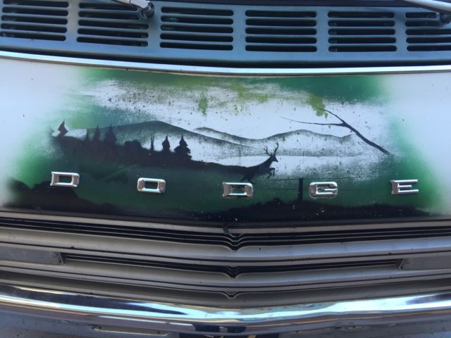 1977 Green and White Dodge Other Shorty Van