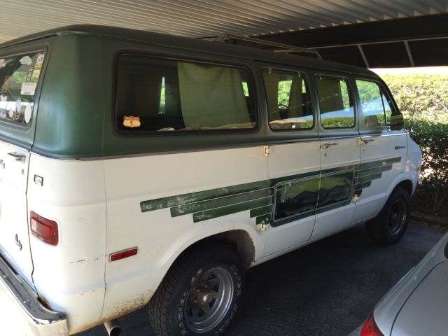 1977 Green and White Dodge Other Shorty Van
