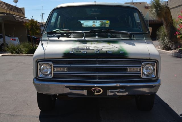 1977 Green and White Dodge Other Shorty Van