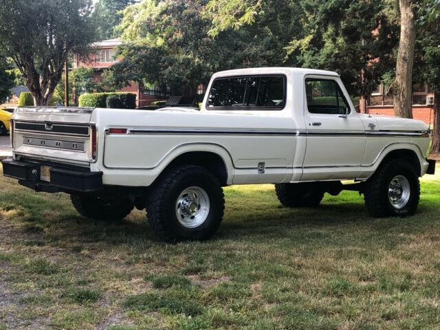 1977 White Ford F-250 Standard Cab Pickup