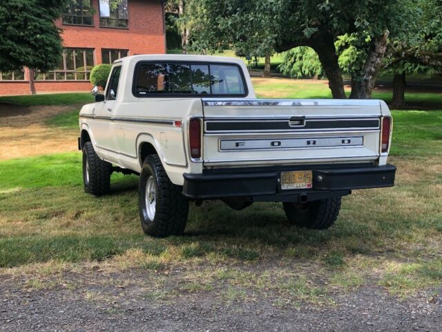 1977 White Ford F-250 Standard Cab Pickup