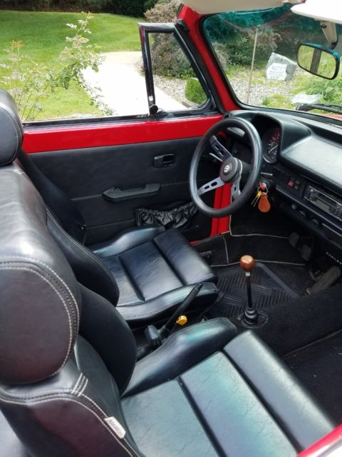 1977 Red Volkswagen Beetle - Classic Convertible